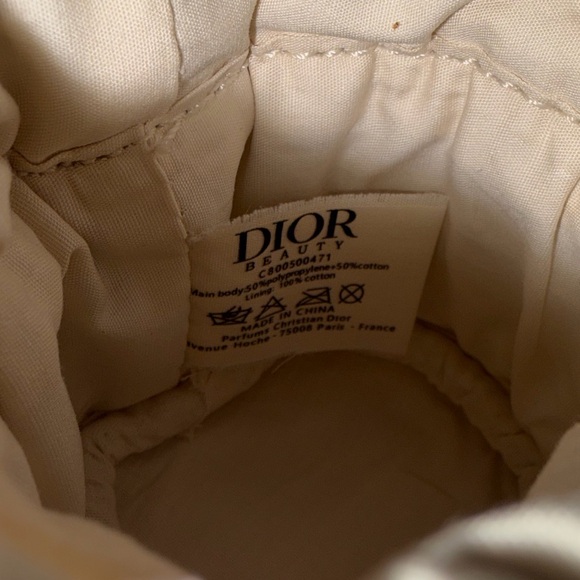 Dior Beauty Drawstring “Mini” Pouch New - Picture 4 of 10